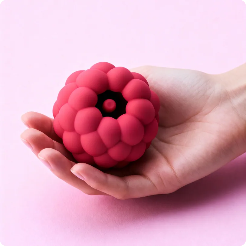 Berri Clitoral Vibrator in hand